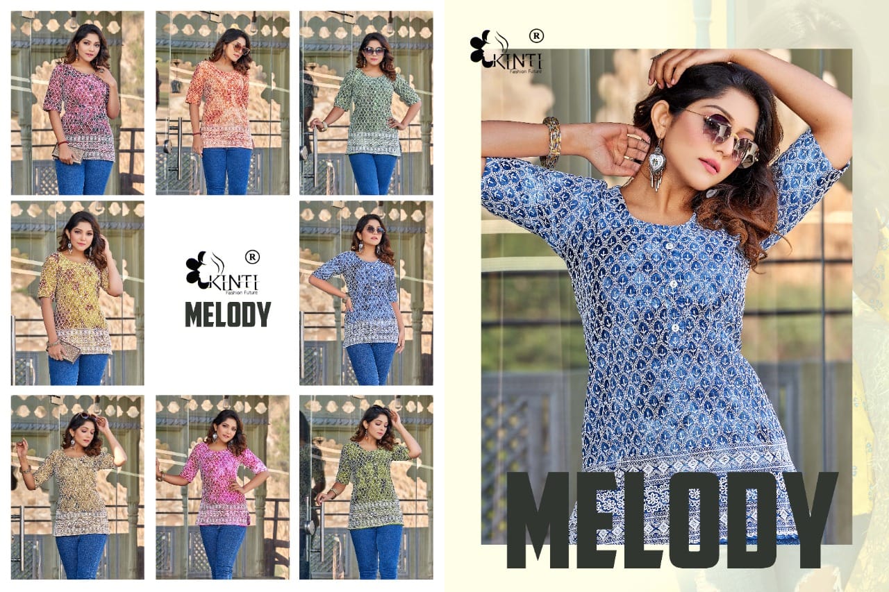 Kinti Melody Ney Stylish Designer Western Wear Wholesale Ladies Top
